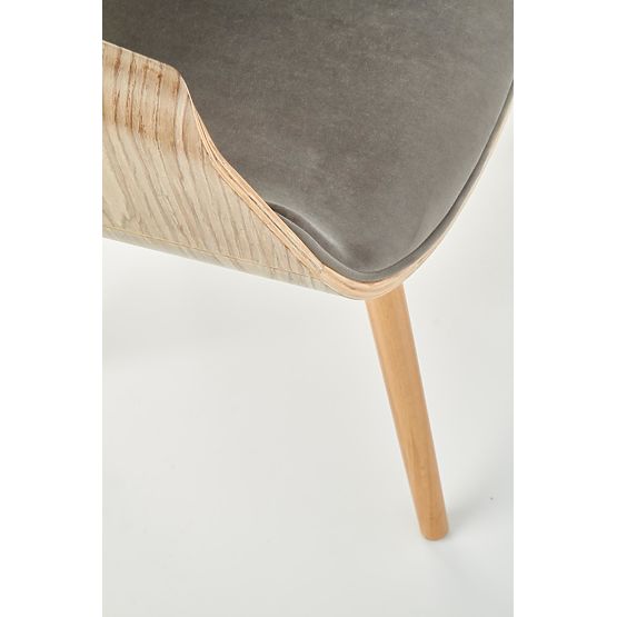 Sedia K396 rovere chiaro / grigio (1p=1pz)