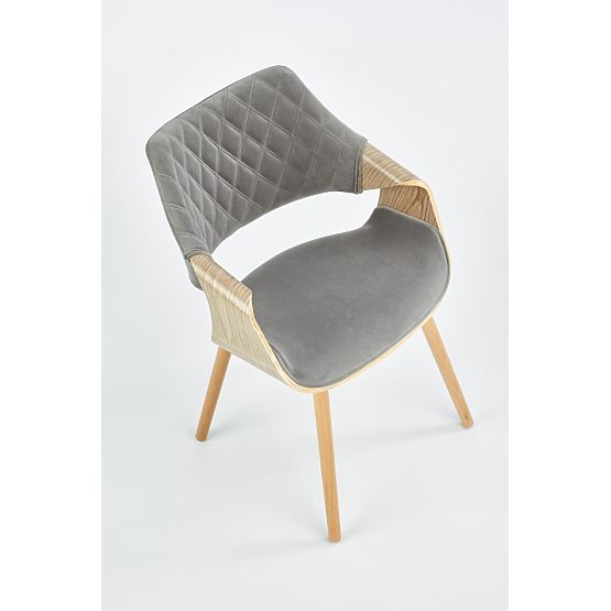 Sedia K396 rovere chiaro / grigio (1p=1pz)