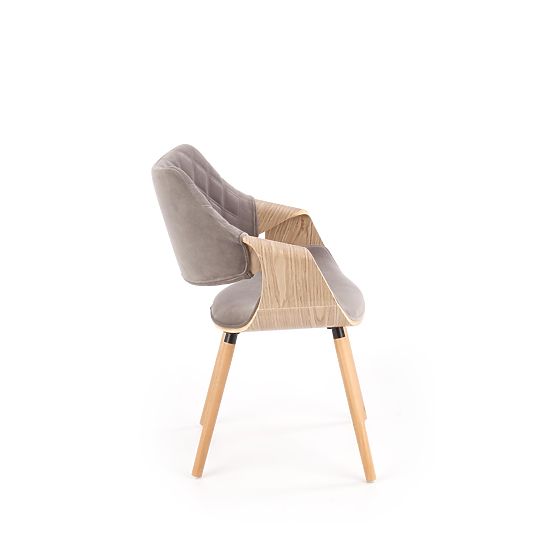Sedia K396 rovere chiaro / grigio (1p=1pz)