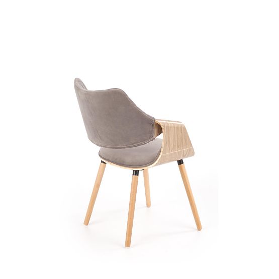 Sedia K396 rovere chiaro / grigio (1p=1pz)