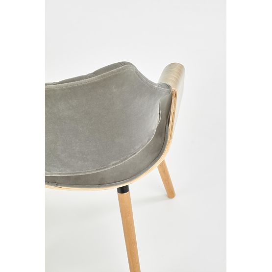 Sedia K396 rovere chiaro / grigio (1p=1pz)