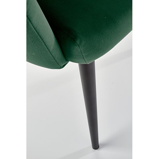 Sedia K410 velluto verde scuro (1p=1pz)