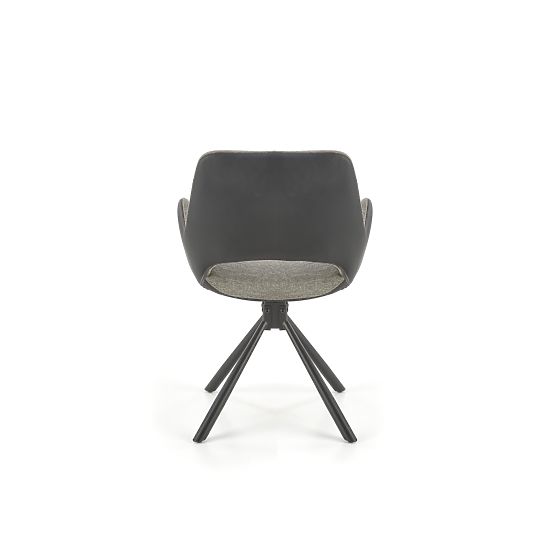 Sedia K494 grigia/nera (1p=2pz)