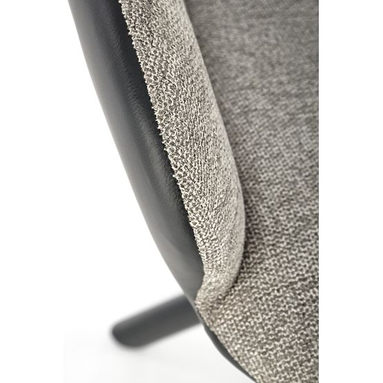 Sedia K494 grigia/nera (1p=2pz)