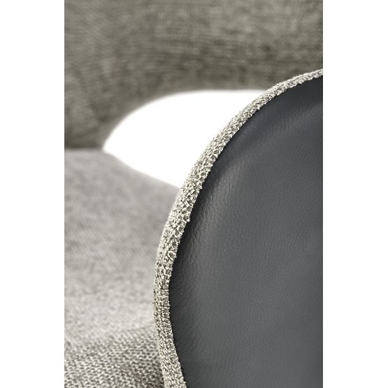 Sedia K494 grigia/nera (1p=2pz)