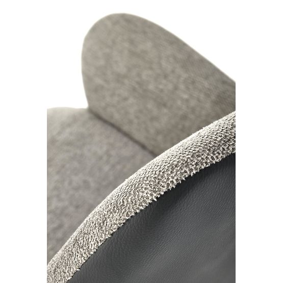Sedia K494 grigia/nera (1p=2pz)