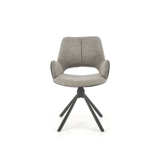 Sedia K494 grigia/nera (1p=2pz)