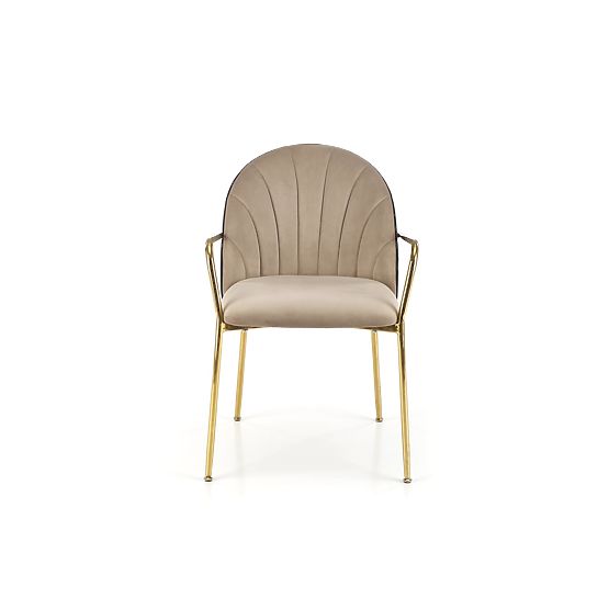 Sedia K500 beige / nero (1p=2 pezzi)