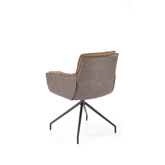 Sedia K523 marrone / marrone scuro (1p=2ks)