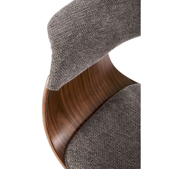 Sedia K545 grigia / noce (1p=1pz)