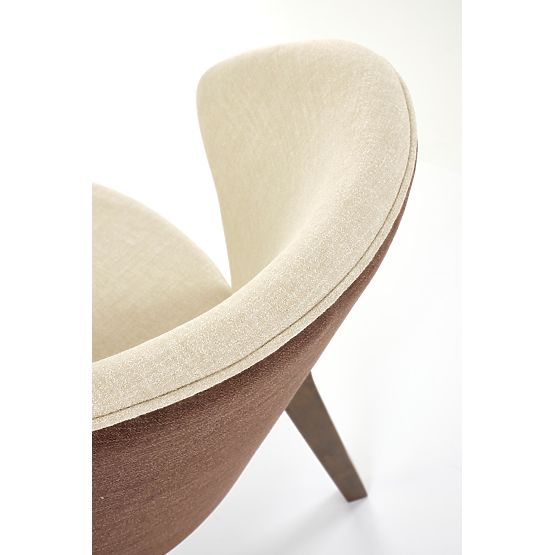 Sedia K583, noce / marrone / beige (1p=2pz)