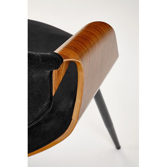 Sedia K586, noce / nero (1p=1pz)