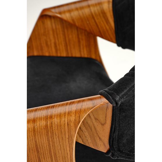 Sedia K586, noce / nero (1p=1pz)