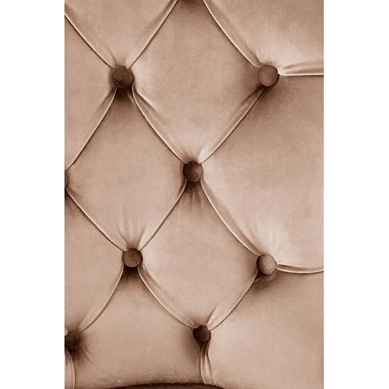 Sedia MIYA nera / rivestimento: beige (1p=2ks)