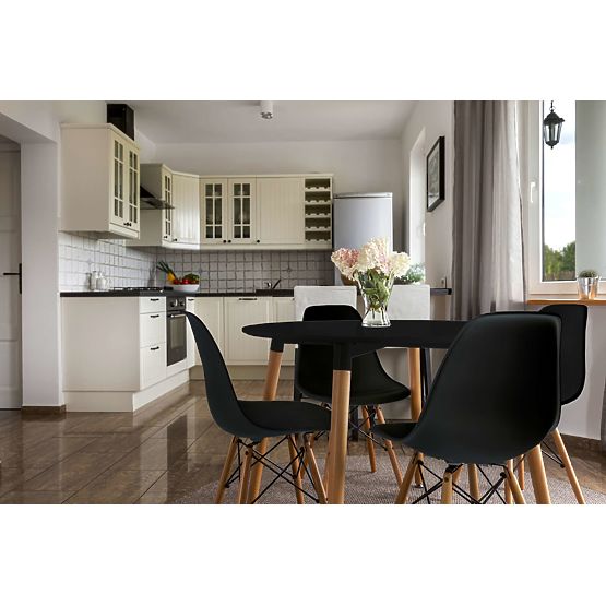 Sedia Moderna Milano DSW PP nera