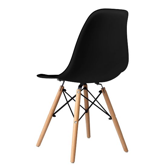 Sedia Moderna Milano DSW PP nera