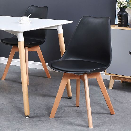 Sedia moderna Nantes DSW nera