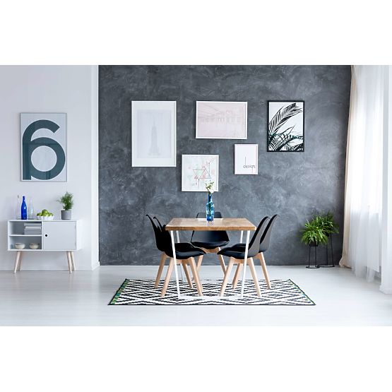 Sedia moderna Nantes DSW nera