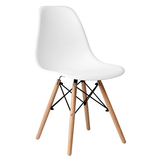 Sedia moderna Paris DSW bianca
