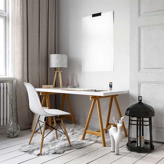 Sedia moderna Paris DSW bianca