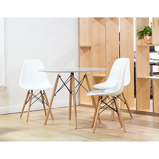 Sedia moderna Paris DSW bianca