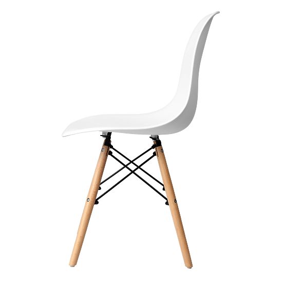 Sedia moderna Paris DSW bianca