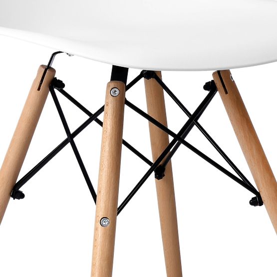 Sedia moderna Paris DSW bianca