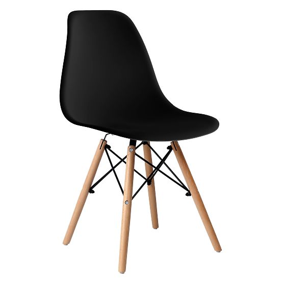Sedia moderna Paris DSW nera