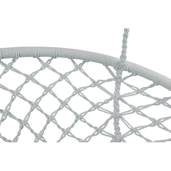 Sedia sospesa Nido di cicogna LAGOS grigia con cuscini