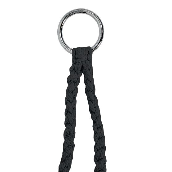 Sedia sospesa Nido di cicogna LAGOS nera con cuscini