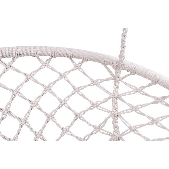 Sedia sospesa Nido di Cicogna TOGO con cuscini crema