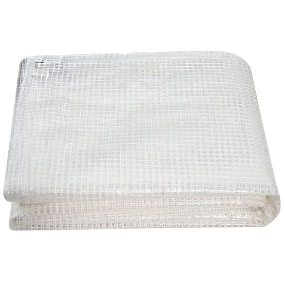 Serra da giardino a tunnel 3x2x2 m struttura in metallo multifunzionale pellicola bianca 2 ingressi