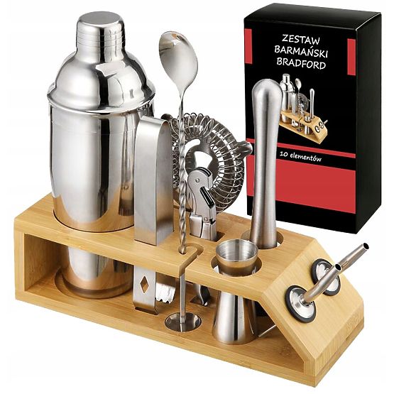 Set da barman BRADFORD 10 pezzi