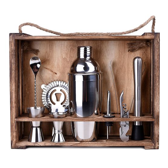 Set da barman LOGAN 11 pezzi con scatola