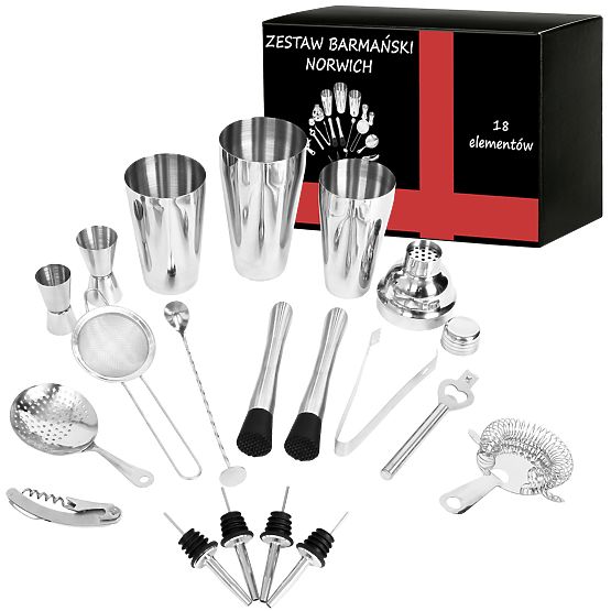 Set da Barman Norwich Premium 18 pezzi