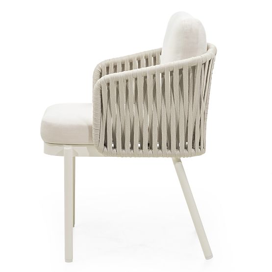 Set da giardino Porticato, tavolo allungabile 211-300 cm + 8 sedie, legno di acacia FSC, aspetto tea