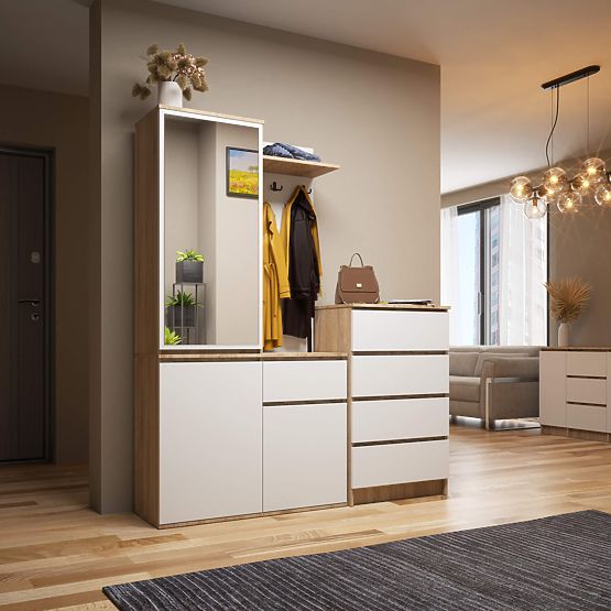 SET DA INGRESSO ENTRO PK ROVERE SONOMA / BIANCO