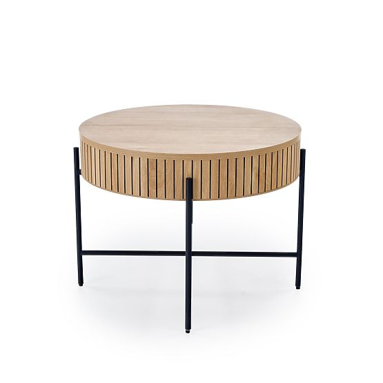 Set DANTE di 2 panche, naturale / nero (1p=1set)