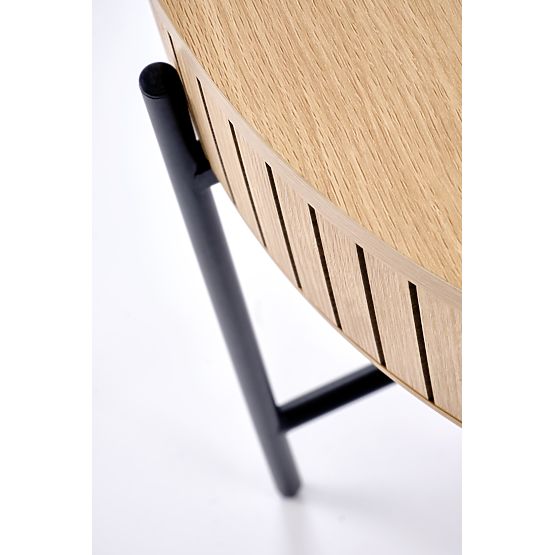 Set DANTE di 2 panche, naturale / nero (1p=1set)