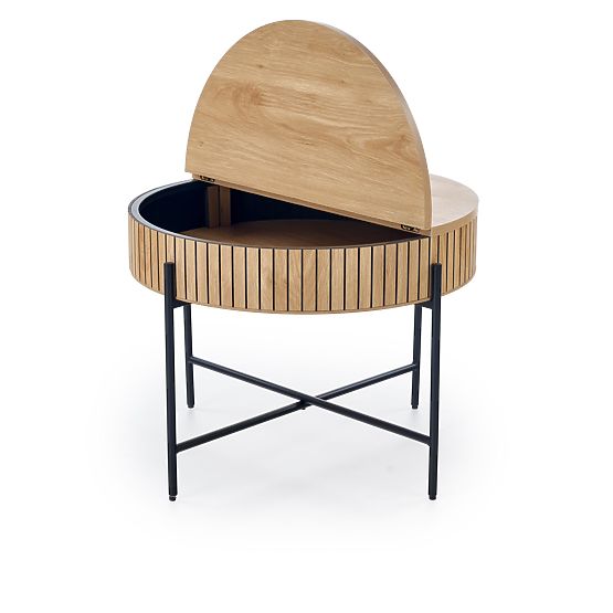 Set DANTE di 2 panche, naturale / nero (1p=1set)