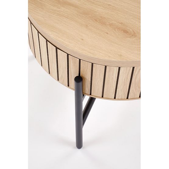 Set DANTE di 2 panche, naturale / nero (1p=1set)