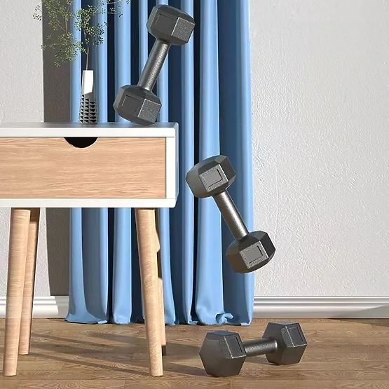 Set di 2 manubri KRONOS pesi 2x6 kg