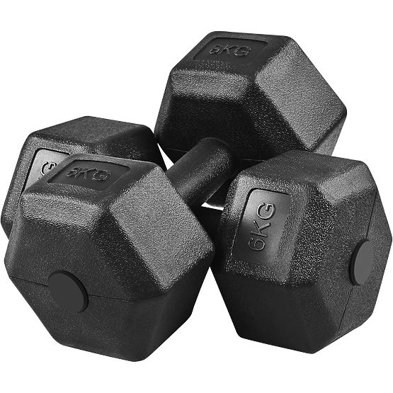 Set di 2 manubri KRONOS pesi 2x6 kg