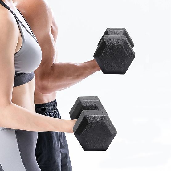 Set di 2 manubri OLIMP pesi 2x5 kg