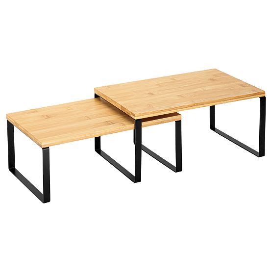 Set di 2 mensole in bambù GINGER