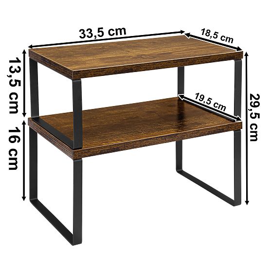 Set di 2 mensole in bambù GINGER RUSTIC