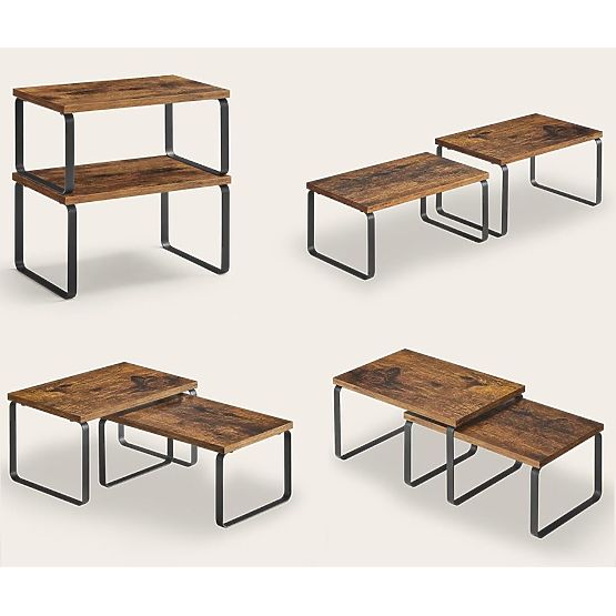 Set di 2 mensole in bambù GINGER RUSTIC