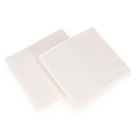 Set di 2 poltrone da giardino con cuscino, set di sedie per balcone, terrazza, giardino nero MultiGa