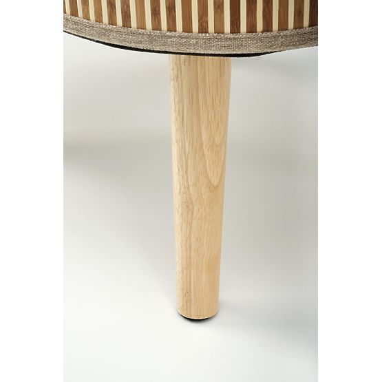 Set TICO di 2 pouf con spazio di archiviazione, beige