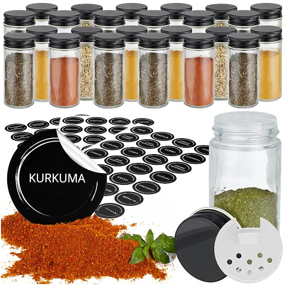 Set di 24 barattoli per spezie MARSALA